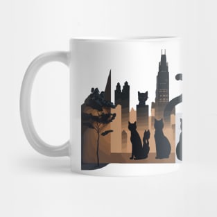 Minimalist-Street-Cats Mug